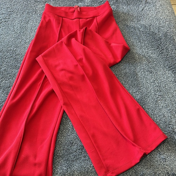 Red flare, fashion nova slacks - Picture 2 of 3